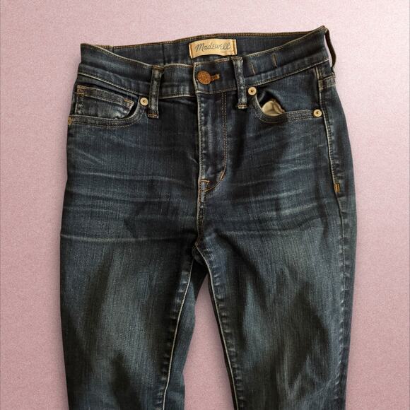 Madewell High Riser Skinny in Deep Blue - Picture 4 of 6